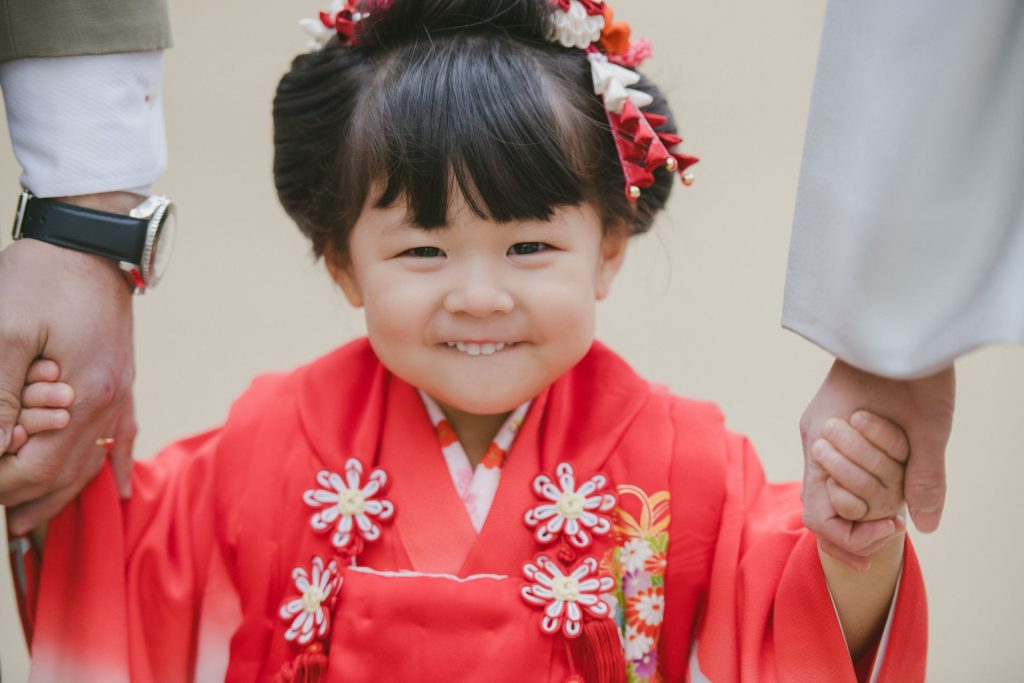 【七五三撮影】三歳女の子（大阪・豊中神社）